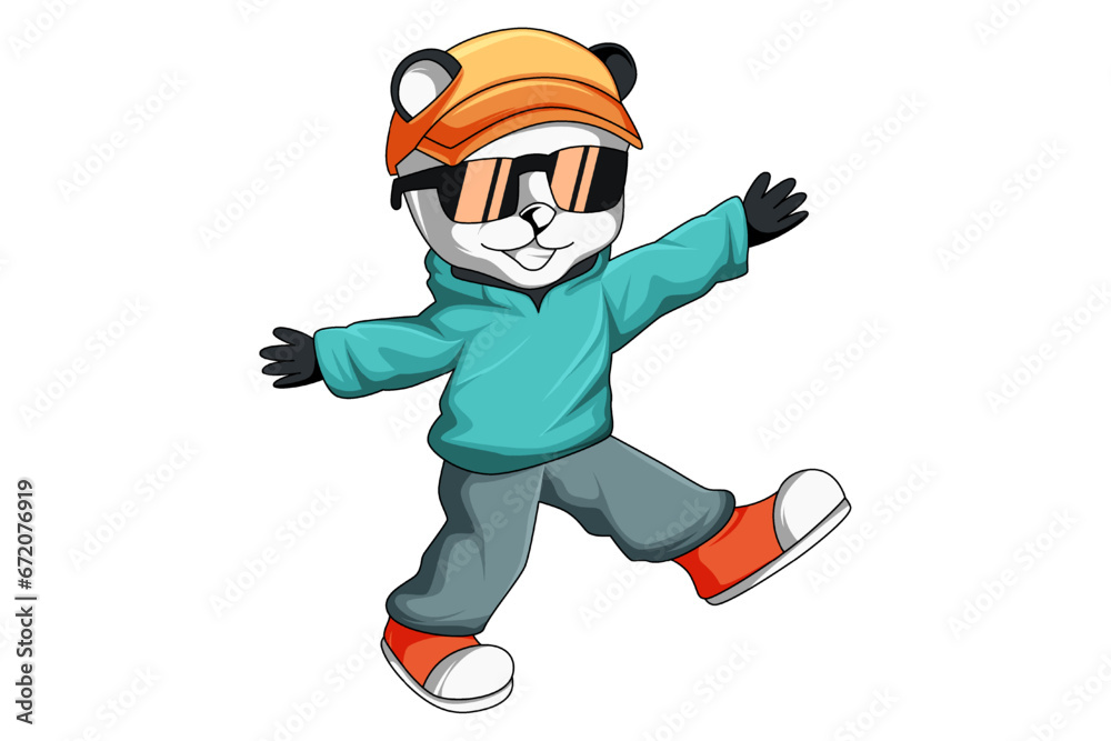 Cute Panda Character Design Illustration Cute Panda Character Design Illustration
