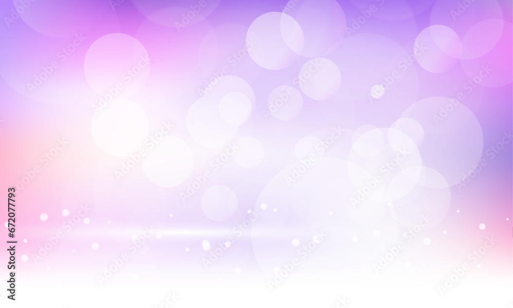 Vector bokeh lights background concept