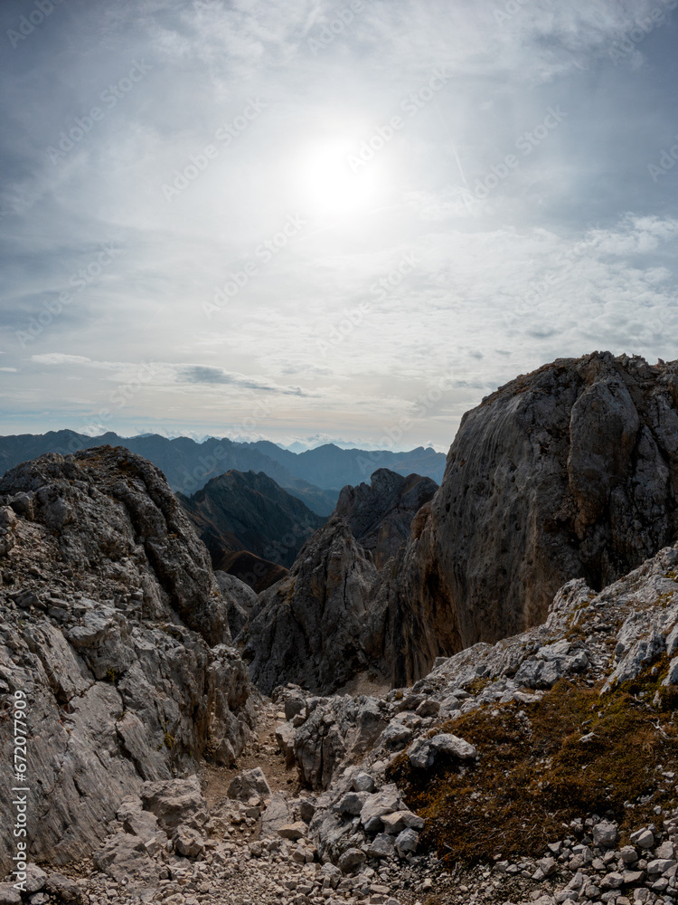 Amazing landscape of the Dolomites Alps.