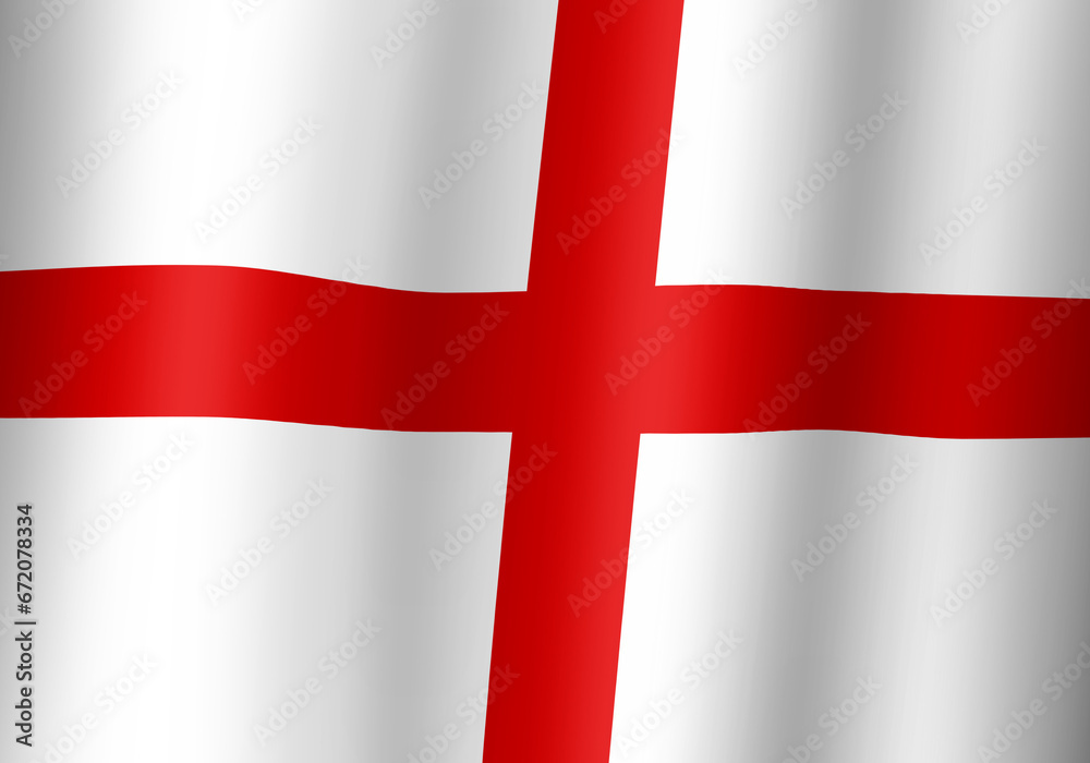 Fototapeta premium england flag 3d illustration close up view