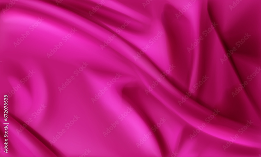 Obraz premium Vector realistic pink silk background