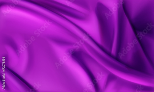Vector realistic purple silk background