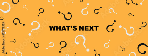What's next sign on white background	