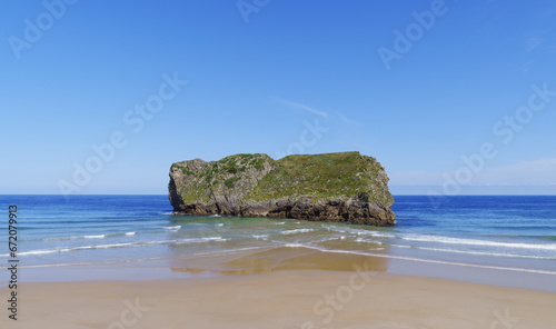 Castru and San Martin beach, Llanes, Asturias.