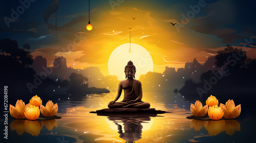 Traditional background of Buddha Purnima