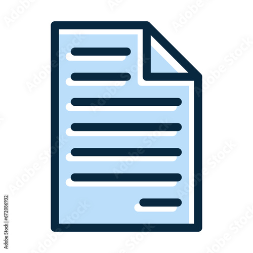 Notes Vector Thick Line Filled Dark Colors