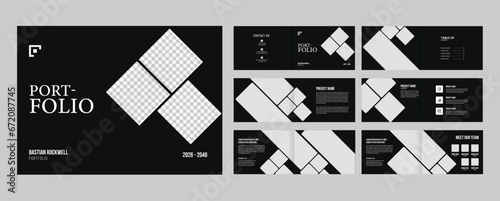 architecture or interior landscape catalog portfolio template 