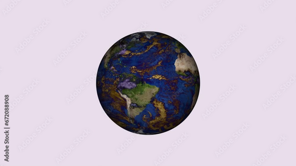 Realistic Earth Planet Animation Realistic Earth Planet Animation