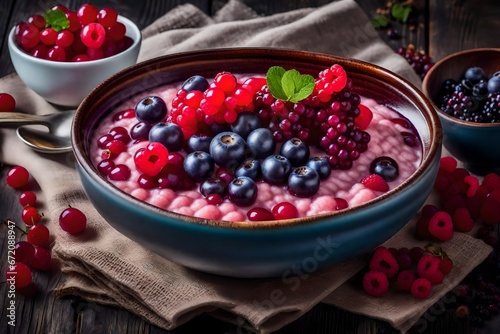 beautiful berries in a bowl