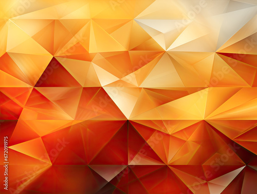 Triangle and square pattern in yellow and orange colors - a yellow abstract pattern.