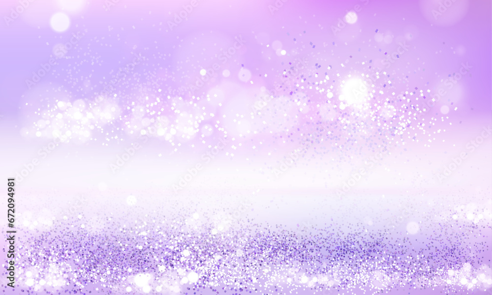 Vector abstract background purple light bokeh christmas holiday Vector abstract background purple light bokeh christmas holiday