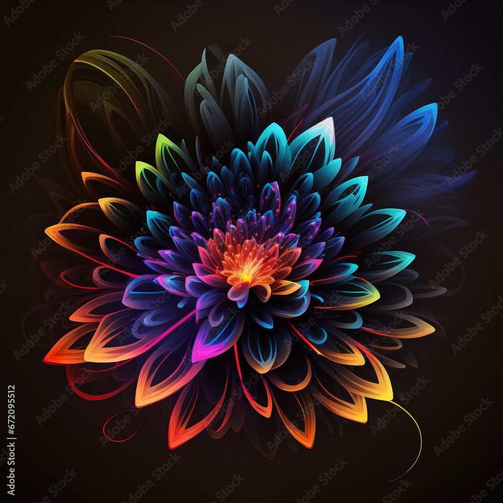 abstract flower abstract flower