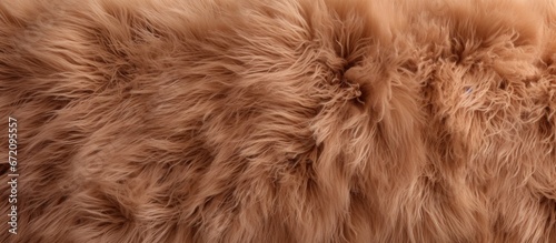 High resolution fluffy texture in a light shade of brown