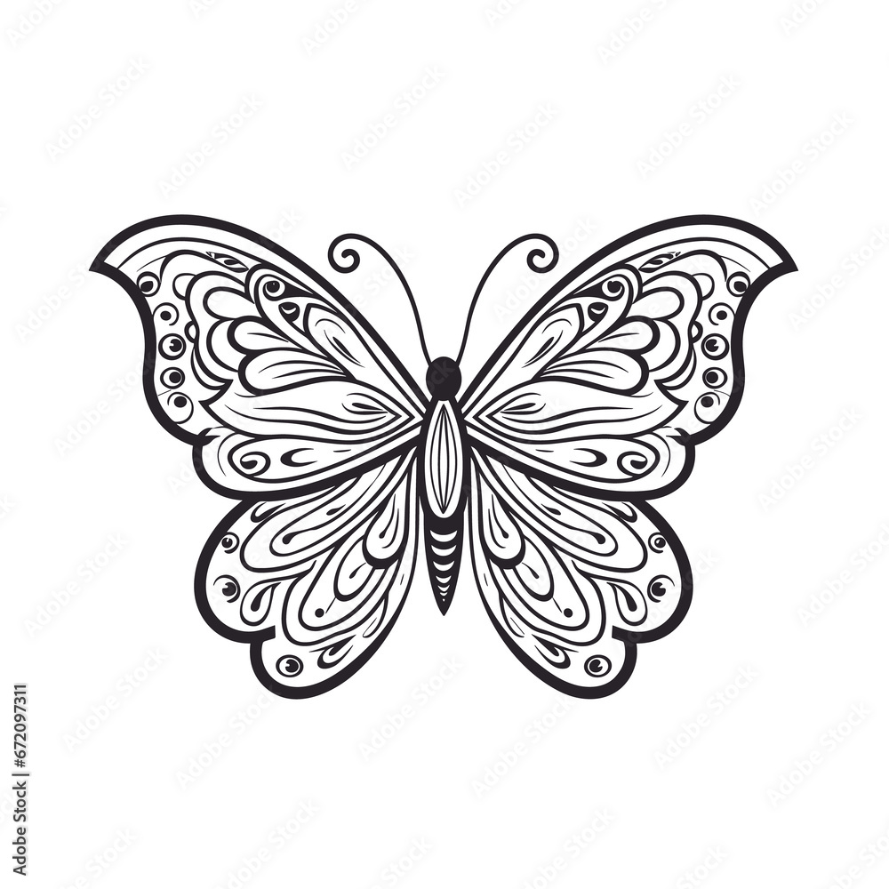 Cute Flowers Butterfly Printable, Coloring Pages Png Cute Flowers Butterfly Printable, Coloring Pages Png