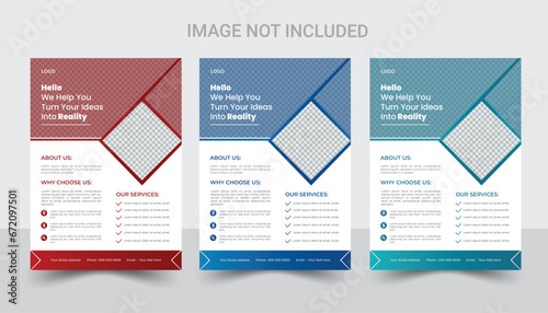 Eye catching business Flyer. Bundle business Flyer design presentation. Professional business flyer. Corporate Business Flyer	
