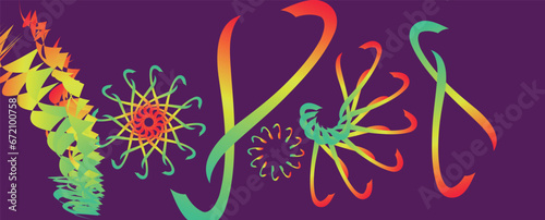 Abstract background design, the colorful background uses for advertising, book page, paintings, printing, mobile backgrounds, book, covers, screen savers, web page,