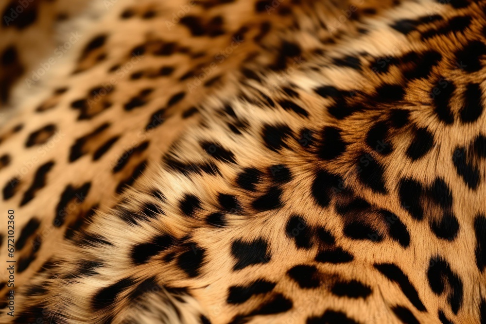 AI-generated illustration of the skin and pattern of a leopard. AI-generated illustration of the skin and pattern of a leopard.