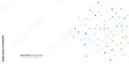 Creative idea of modern design with abstract geometric background. Minimalistic vector texture with polygonal pattern