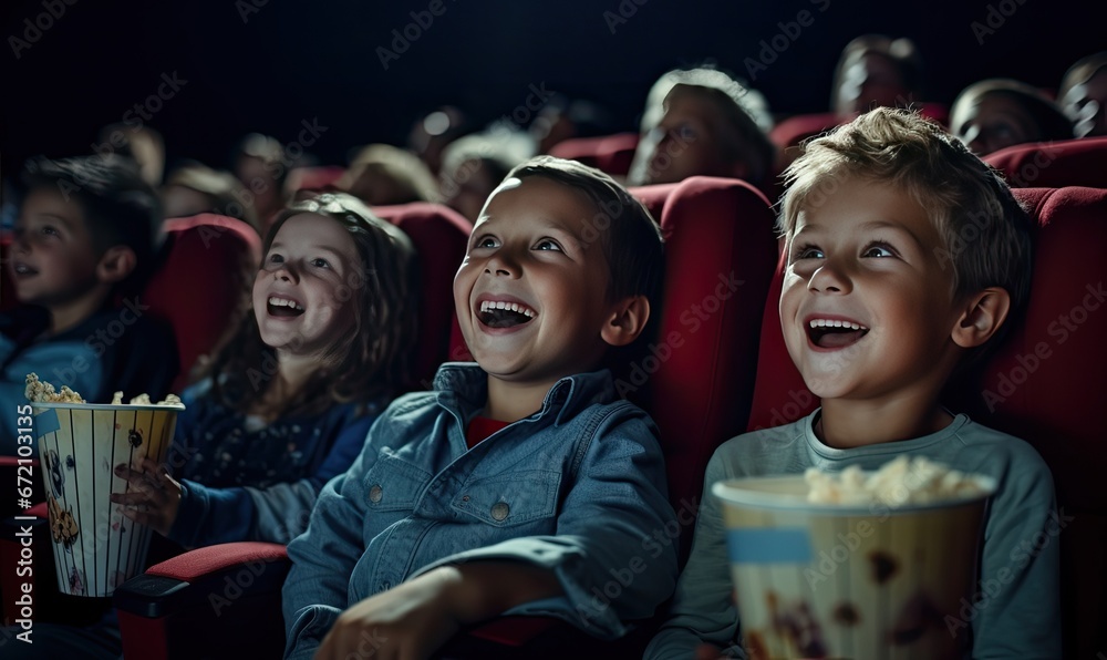 Children Engaged in Movie Magic