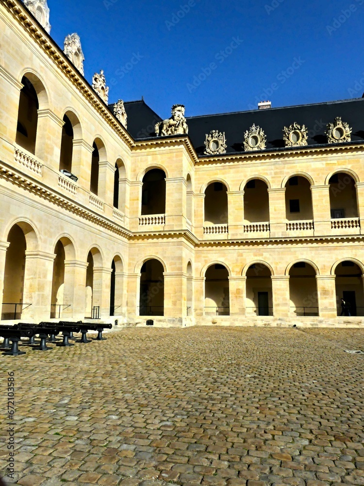Paris, France - October 2023: Visit to the Invalides military museum