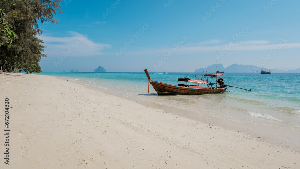 view at the beach of Koh Kradan island in Thailand view at the beach of Koh Kradan island in Thailand