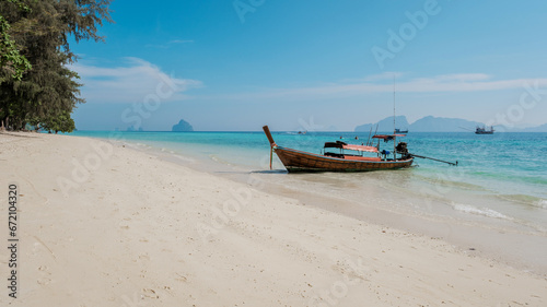view at the beach of Koh Kradan island in Thailand © Chirapriya