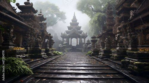 Pura Ulun Danu Beratan Bedugul temple. photo