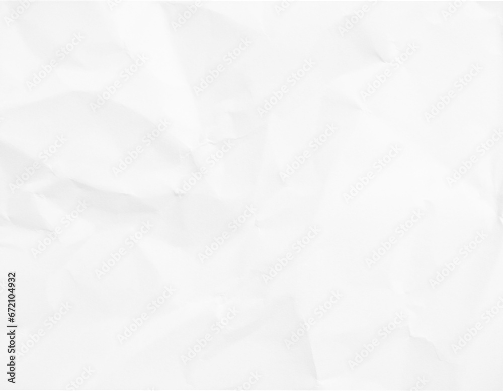 Fototapeta premium photo white crinkled paper texture