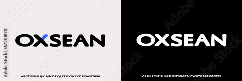 Modern Font. Typography urban style alphabet fonts for fashion, sport, technology, digital, movie, logo design, vector illustration