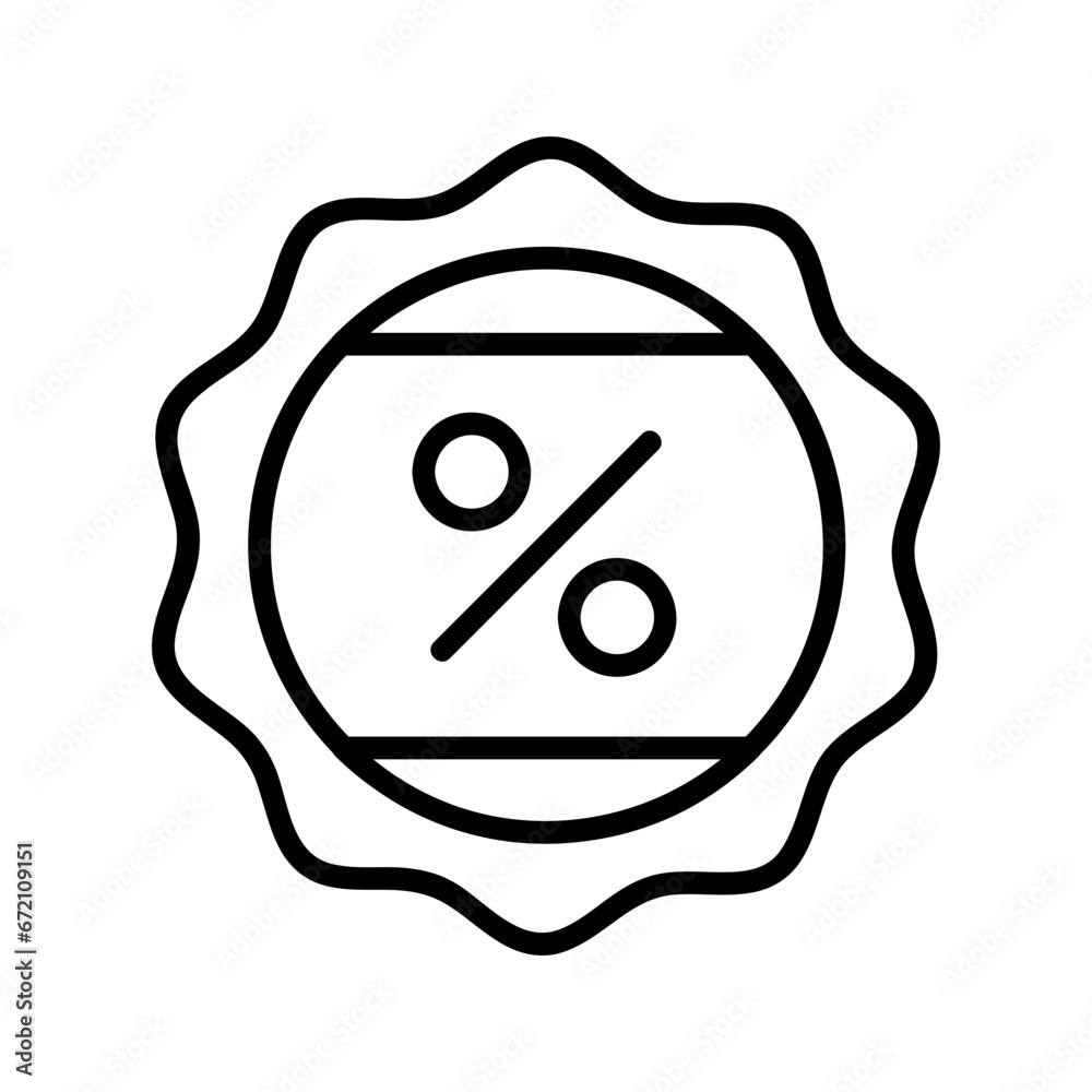 Badge Line Style in Design Icon Badge Line Style in Design Icon