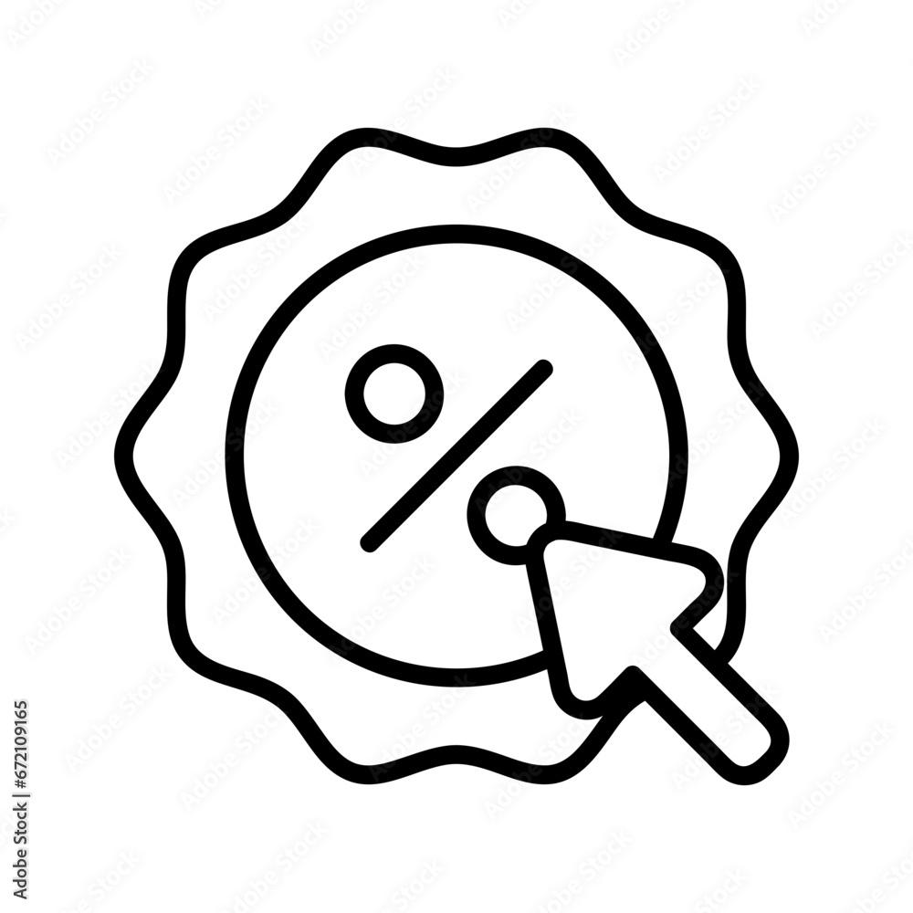 Click Line Style in Design Icon Click Line Style in Design Icon