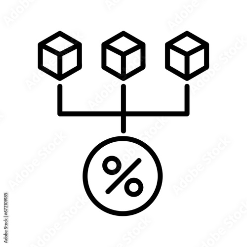 Distribution Line Style in Design Icon