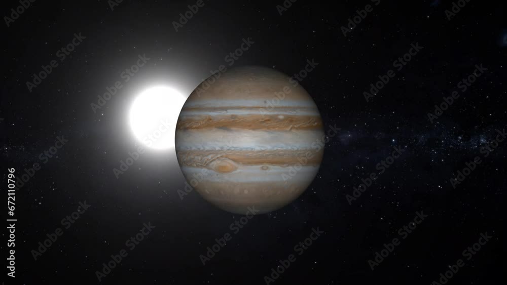 Jupiter Planet animated Jupiter Planet animated