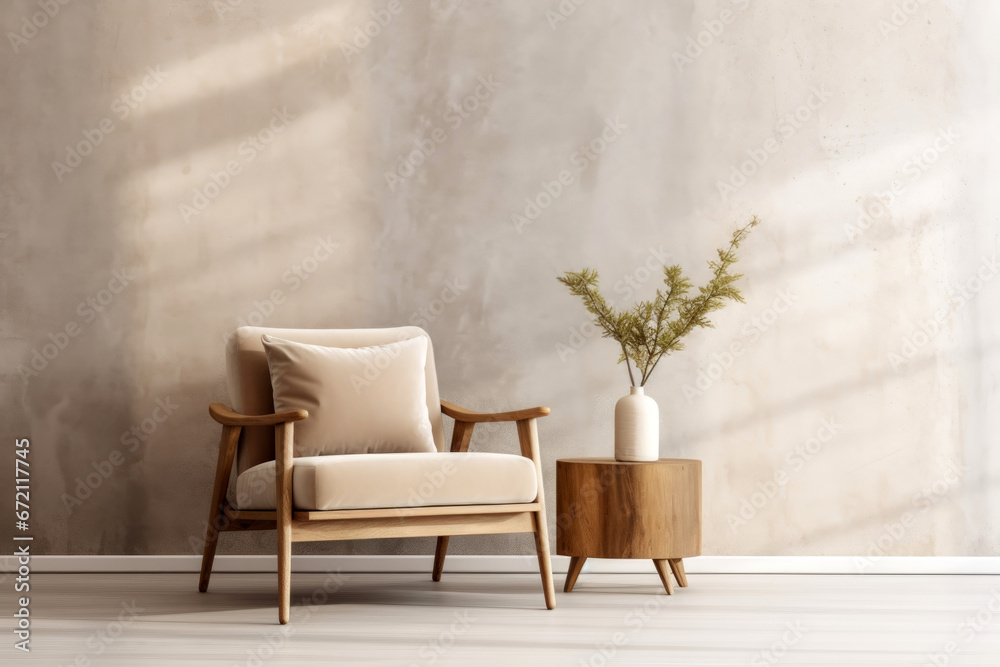 Fototapeta premium chair in a room
