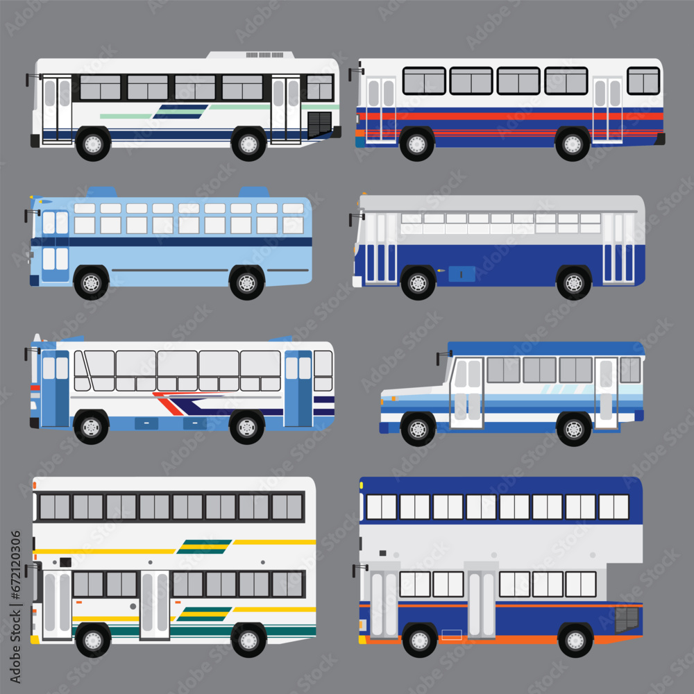 flat vector illustration design of retro old bus flat vector illustration design of retro old bus