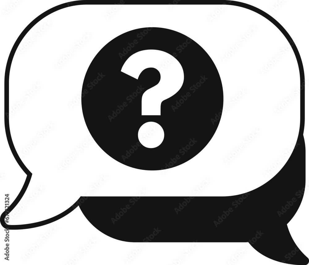 Anonymous chat icon simple vector. Human hidden message. Person user mark profile Anonymous chat icon simple vector. Human hidden message. Person user mark profile