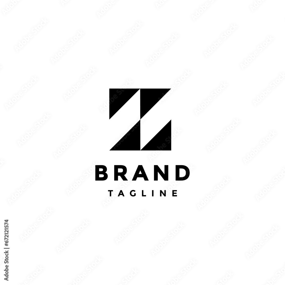 Minimalist Initial Letter Z Logo Design. Four Triangles Form the Letter Z Logo Design. Letter N In Negative Space Letter Z Logo Design. Minimalist Initial Letter Z Logo Design. Four Triangles Form the Letter Z Logo Design. Letter N In Negative Space Letter Z Logo Design.