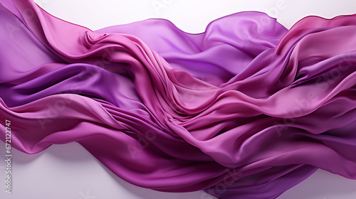 Purple fabric. Textile isolated on solid background. 