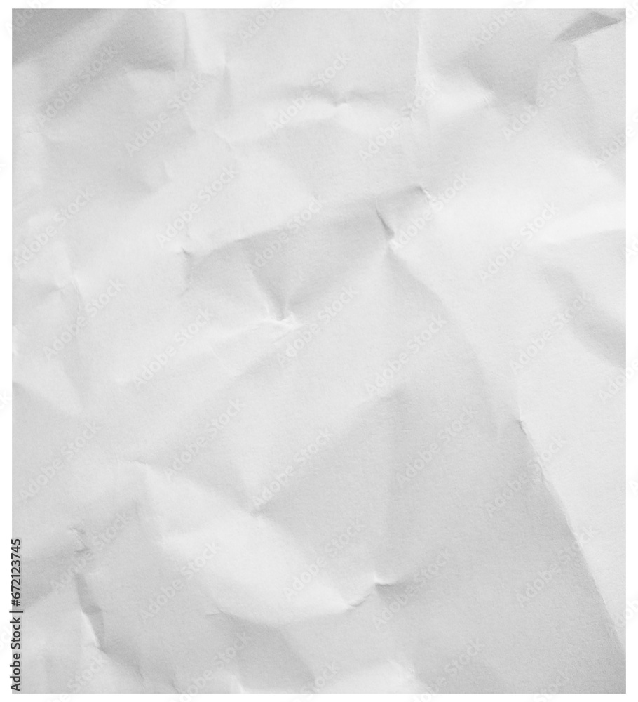 Obraz premium photo white crinkled paper texture