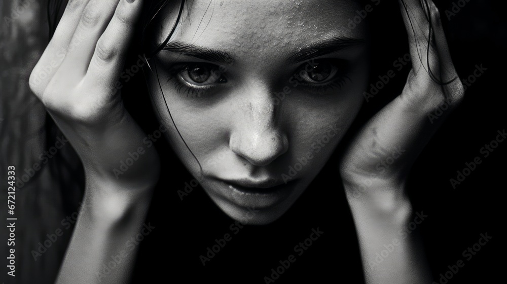 depressed woman depressed woman