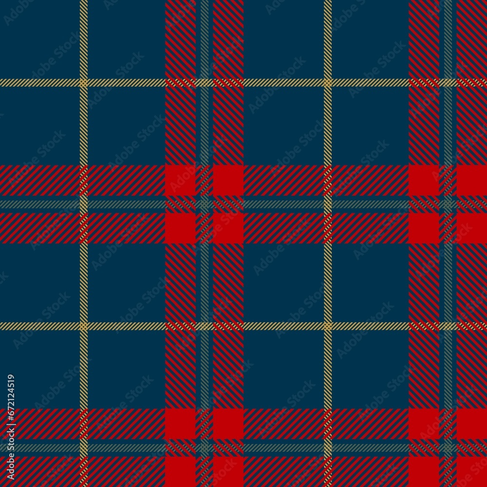 Tartan seamless pattern, red and blue can be used in fashion decoration design. Bedding, curtains, tablecloths Tartan seamless pattern, red and blue can be used in fashion decoration design. Bedding, curtains, tablecloths