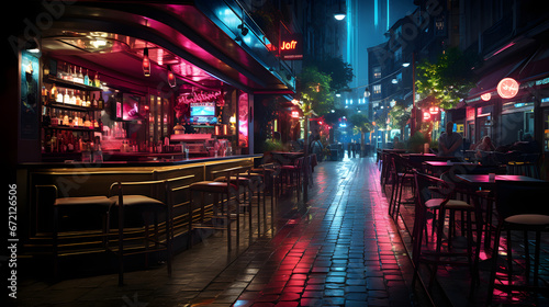 A night of the neon street © Alex Bur