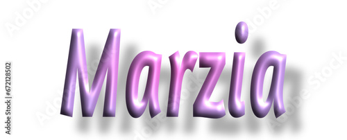 Marzia- pink color - female name - ideal for websites, emails, presentations, greetings, banners, cards, books, t-shirt, sweatshirt, prints, cricut, silhouette,	
