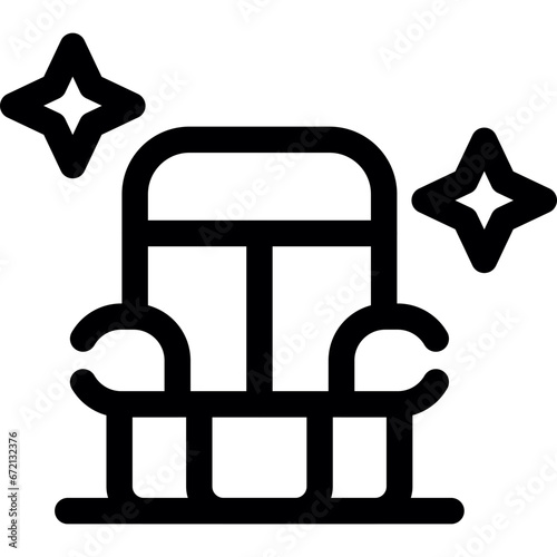 Car Seat Cleaning Icon