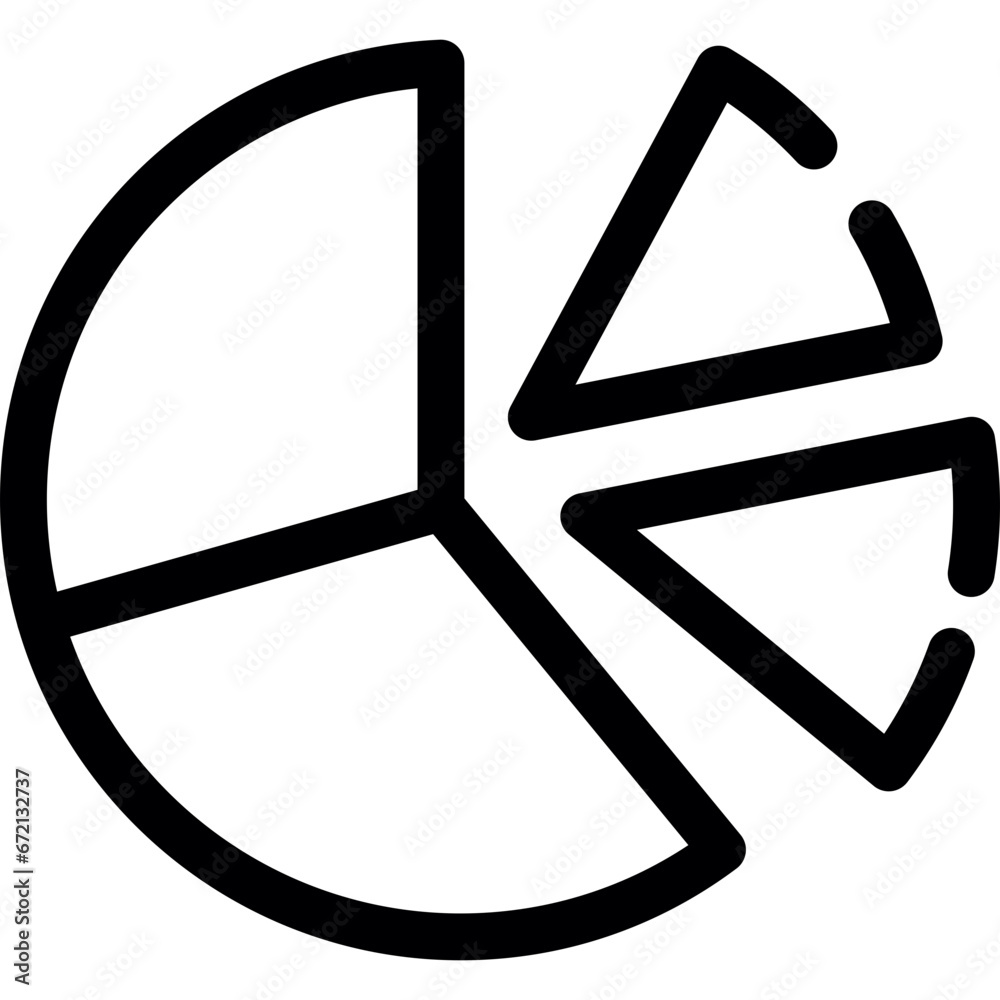 Pie Of Pie Icon Pie Of Pie Icon