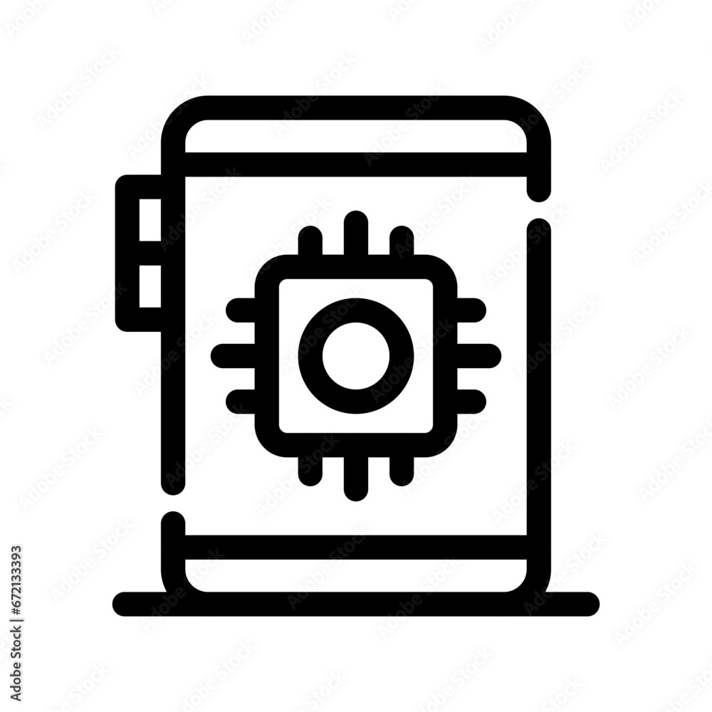 Digital Technology Icon Digital Technology Icon