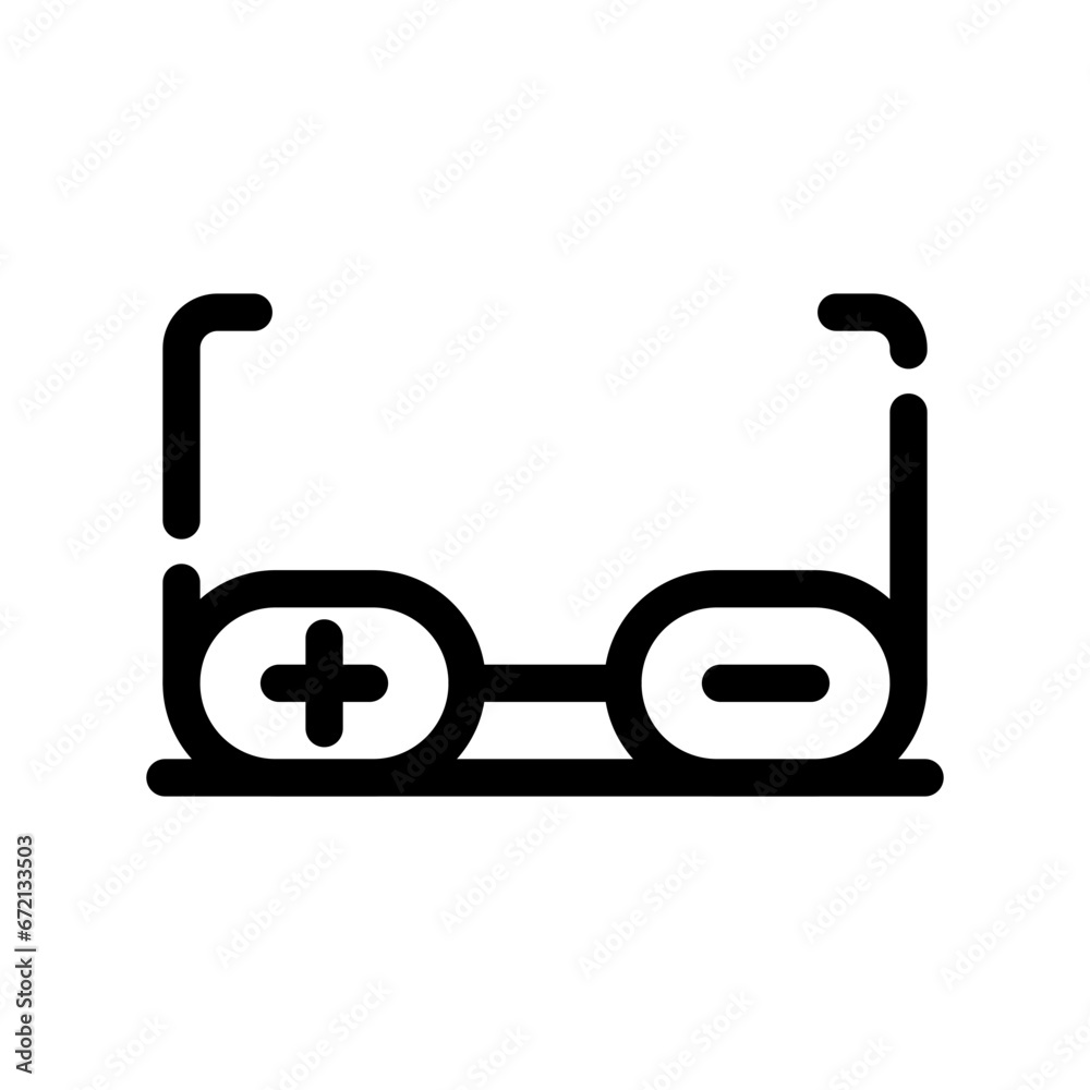 Medical Glasses Icon Medical Glasses Icon