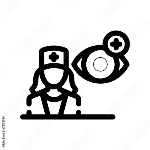Optician Female Icon