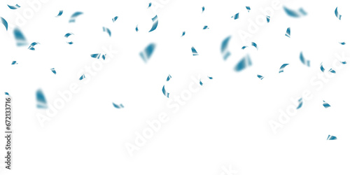 beautiful blue confetti background for celebration party Vector illustration