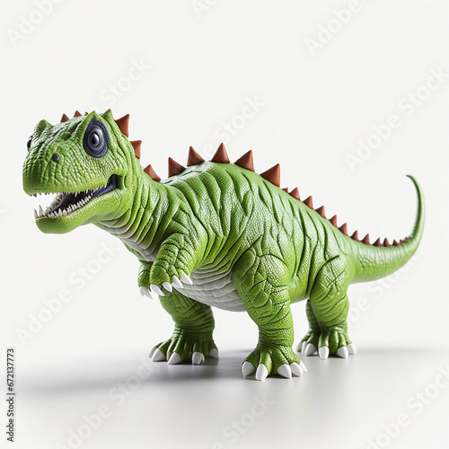 Dinosaur Toy isolated on White Background